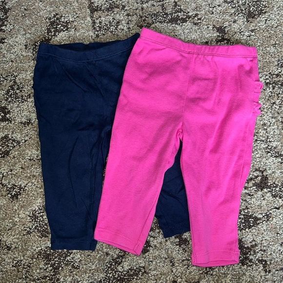 Set of 2: Girl’s 6M Ruffle Leggings - Picture 1 of 7
